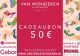 Cadeaubon Van Wonderen